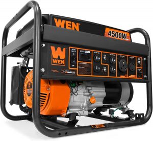 WEN GN4500 4500-Watt Transfer Switch and RV-Ready Portable Generator
