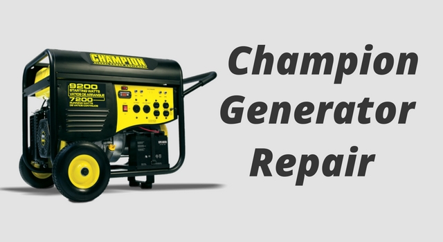 apparat Skriv email ifølge Champion Generator Repair - GeneratorStop.com